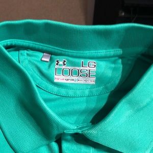 Under Armour size Large golf polo 👕 w/ CCC logo